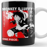 Baskı Dükkanı One Piece Luffy D Monkey Kupa Bardak