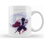 Baskı Dükkanı One Piece Luffy Snakeman Silhouette Kupa