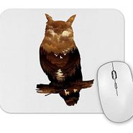 Baskı Dükkanı Owl Sunset Baykuş Mouse Pad