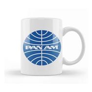 Baskı Dükkanı Pan Am Defunct Airline Logo Grey Version Kupa