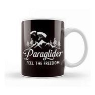Baskı Dükkanı Paraglider Freedom Paragliding Skydiving Parachute Flying Kupa