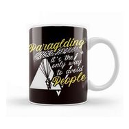 Baskı Dükkanı Paragliding Paraglider Introverted Skydiving Parachuting Sky Kupa
