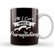 Baskı Dükkanı Paragliding Paraglider Skydiving Flying Parachute Skydiver Kupa