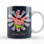 Baskı Dükkanı Patrick Star Retro Japanese Kupa