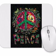 Baskı Dükkanı Peace Barış Simgesi Mouse Pad