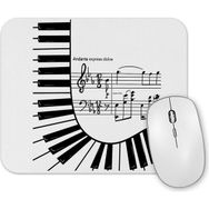 Baskı Dükkanı Piyano Müzik Renkli Müzik Notaları Mouse Pad