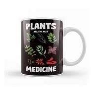 Baskı Dükkanı Plants the Best Medicine Planting Gardening Garden Botanical Kupa