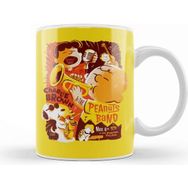 Baskı Dükkanı Playin For Peanuts Pop Culture Charlie Brown Porselen 330 ml Beyaz Kupa Bardak