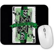 Baskı Dükkanı Playing Card Skull Mouse Pad