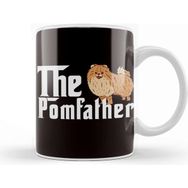 Baskı Dükkanı Pomfather Pomeranian Pom Pommy German Spitz Poland Toy Dog Porselen 330 ml Beyaz Kupa Bardak