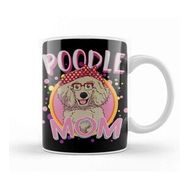 Baskı Dükkanı Poodle Mom 017 Porselen 330 ml Beyaz Kupa Bardak