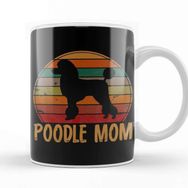 Baskı Dükkanı Poodle Mom 04 Porselen 330 ml Beyaz Kupa Bardak