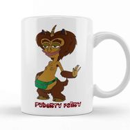 Baskı Dükkanı Porselen Beyaz Big Mouth Tyler Kupa Bardak