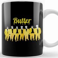 Baskı Dükkanı Porselen Beyaz Bts Butter 02 Kupa Bardak