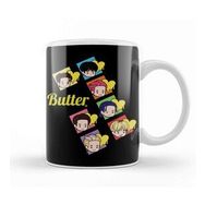 Baskı Dükkanı Porselen Beyaz Bts Butter Chibi Bangtan Members Butter Kupa Bardak