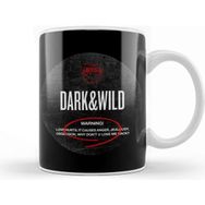 Baskı Dükkanı Porselen Beyaz Bts Dark And Wild Album Cover Kupa Bardak