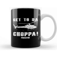 Baskı Dükkanı Predator Get To The Choppa Porselen 330 ml Beyaz Kupa Bardak