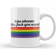 Baskı Dükkanı Pride Kiss Whoever Fck You Want Kupa