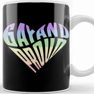 Baskı Dükkanı Pride Month Gay And Proud Rainbow Pastel Kupa