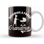 Baskı Dükkanı Proud Grandma 2022 Newborn Grandson Granddaughter Family Kupa