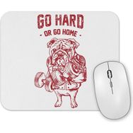 Baskı Dükkanı Pug Bodybuilder Köpek Mouse Pad