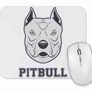 Baskı Dükkanı Pug Köpek Pit Bull Face Pitbull Aşıklar Mouse Pad