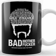 Baskı Dükkanı Pulp Fiction Great Vengeance Quote Movie Silhouette Kupa