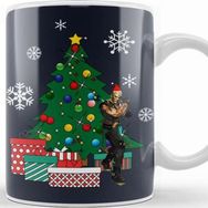 Baskı Dükkanı Quan Chi Around the Christmas Tree Mortal Kombat Kupa