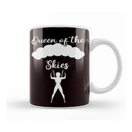 Baskı Dükkanı Queen of Skies Paraglider Parachutist Skydiver Paragliding Kupa