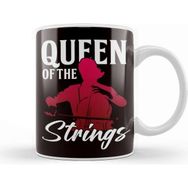 Baskı Dükkanı Queen of Strings Cello Player Cellist Musical Instrument Kupa