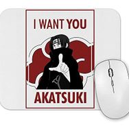 Baskı Dükkanı Recruta Akatsuki Naruto Mouse Pad