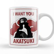 Baskı Dükkanı Recruta Akatsuki Naruto Sihirli Porselen Kupa
