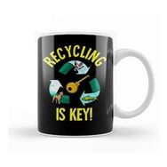 Baskı Dükkanı Recycling Is Key Cute Eco Environment Health Kupa