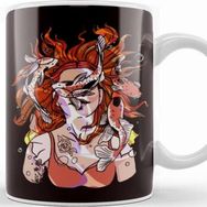 Baskı Dükkanı Red Head Tattooed Inked Redhead Red Hair Ginger Irish Kupa