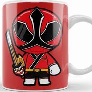 Baskı Dükkanı Red Power Rangers Samurai Kupa