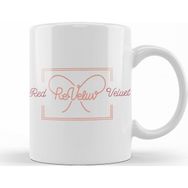 Baskı Dükkanı Red Velvet Reveluv Porselen Kupa
