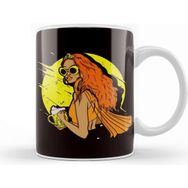 Baskı Dükkanı Redhead Girl Drinking Beer Ginger Irish Red Orange Haired Kupa