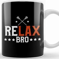 Baskı Dükkanı Referee Funny Relax Bro Funny Lacrosse Pun Player Coach Kupa