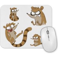 Baskı Dükkanı Regular Show Rigby a Bunch of Baby Ducks Mouse Pad