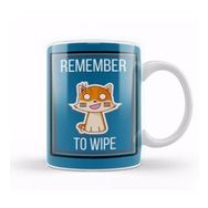 Baskı Dükkanı Remember To Wıpe Cat Lover Gifts Kupa