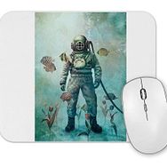 Baskı Dükkanı Retko Balık Adam Mouse Pad