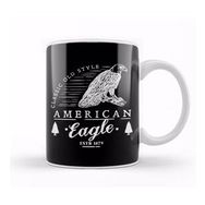 Baskı Dükkanı Retro Animal American Eagle White Kupa