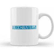 Baskı Dükkanı Retro Blockbusters Logo Kupa