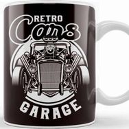 Baskı Dükkanı Retro Cars Garage Classic Old American Automobile Car Muscle-1 Kupa
