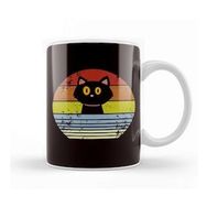 Baskı Dükkanı Retro Cat Vintage Kitten Kitty Pet Animal Gift Kupa
