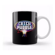 Baskı Dükkanı Retro Catchphrase Logo Kupa
