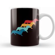 Baskı Dükkanı Retro Dachshund Dog Breed Wiener Sausage Puppy Kupa