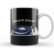 Baskı Dükkanı Retro Record Player Kupa