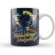Baskı Dükkanı Retro Smashing Hedgehog Kupa