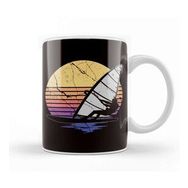 Baskı Dükkanı Retro Surf Vintage Windsurfer Windsurfing Ocean Wave Surfing Kupa